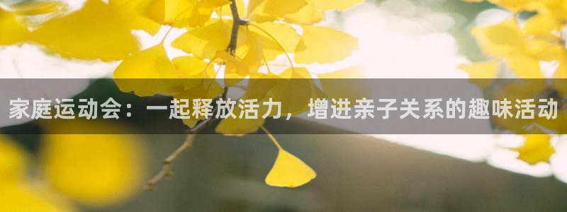 利记官网下载平台注册流程图：家庭运动会：一起释放活力，增进亲