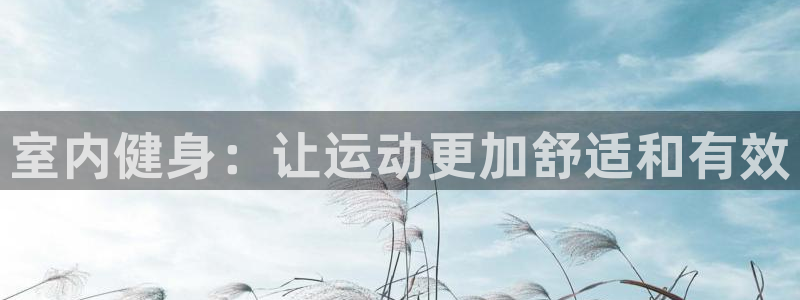 利记官网下载平台注册流程图：室内健身：让运动更加舒适